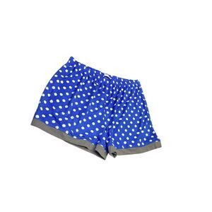 MOON NITE GIRLS BLUE POLKA DOTS ELASTIC SHORTS SIZE XL